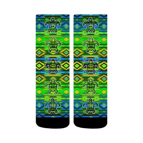 Adobe-Nature-Turtle Crew Socks