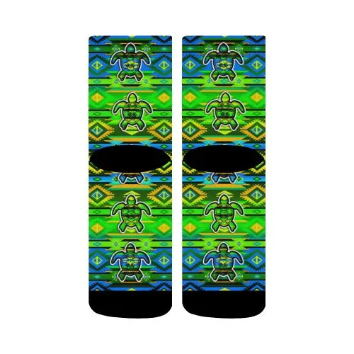 Adobe-Nature-Turtle Crew Socks