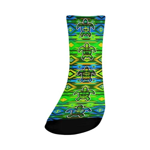 Adobe-Nature-Turtle Crew Socks