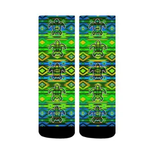 Adobe-Nature-Turtle Crew Socks