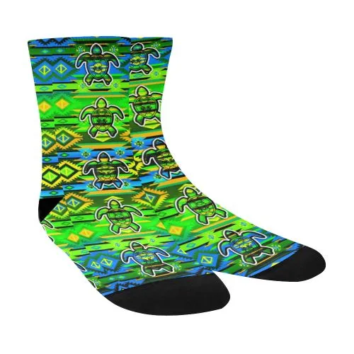 Adobe-Nature-Turtle Crew Socks