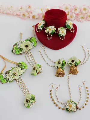 Akansha Floral Bridal Set