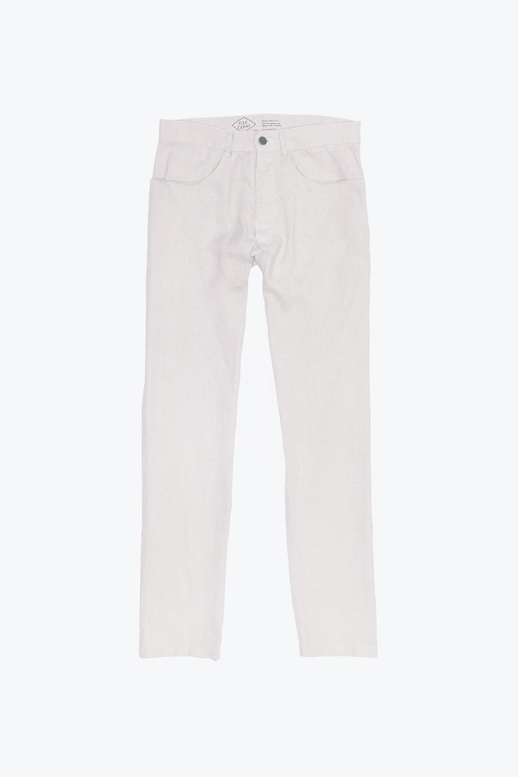 Alex Crane Bone Cham Linen Pant