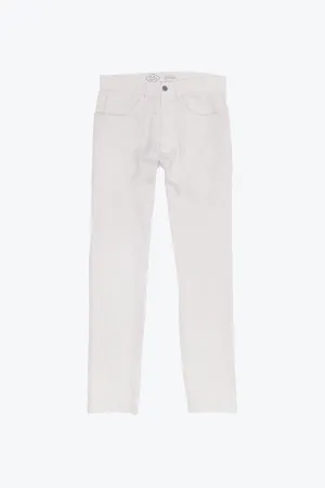 Alex Crane Bone Cham Linen Pant