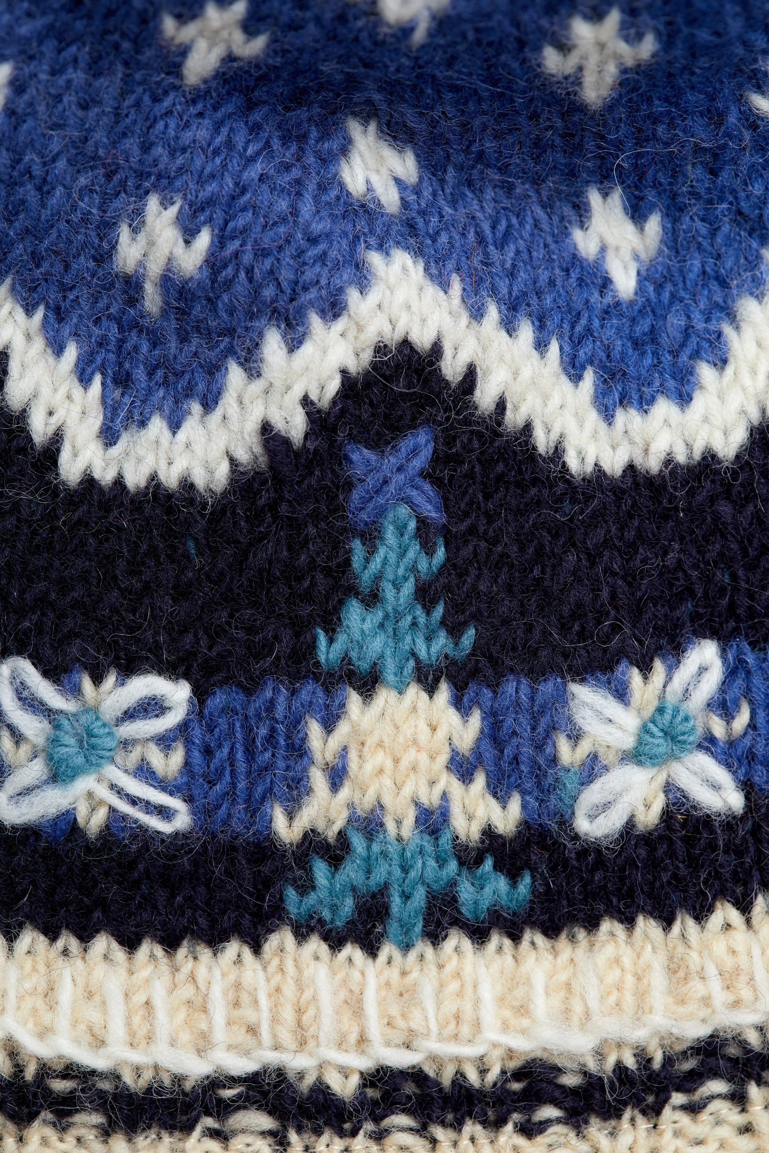 Alpine Villa Blue Convertible Mittens