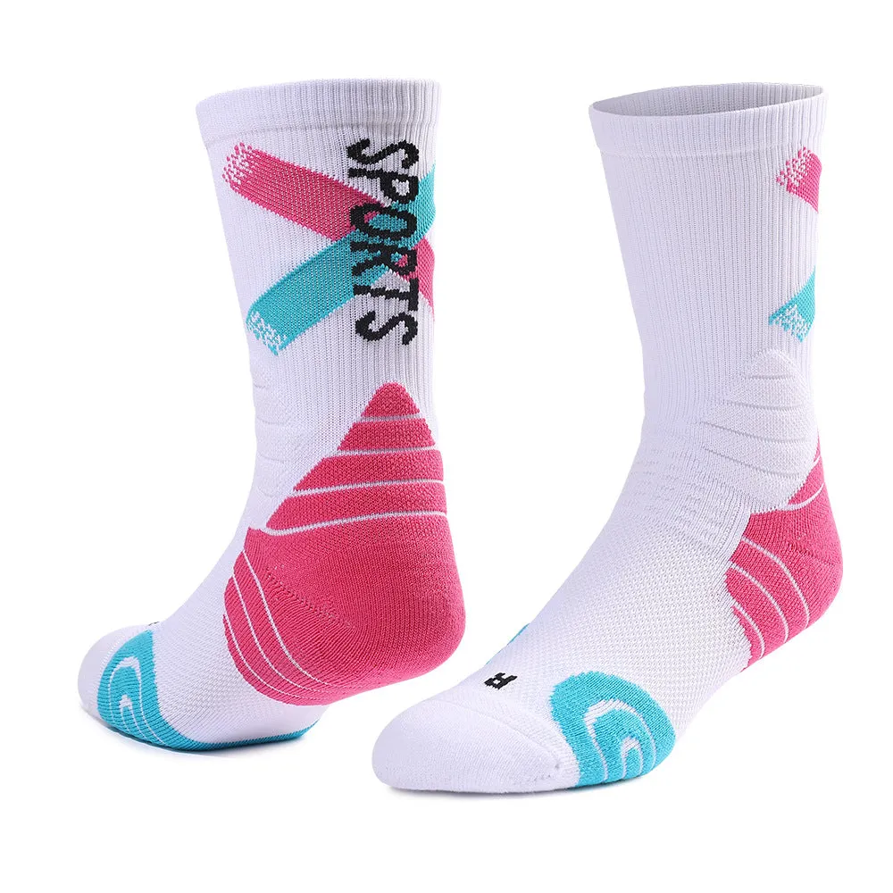 Elite basketball socks, famous county men's and women's actual combat training socks, professional thickened and pressurized sports socks, towel socks