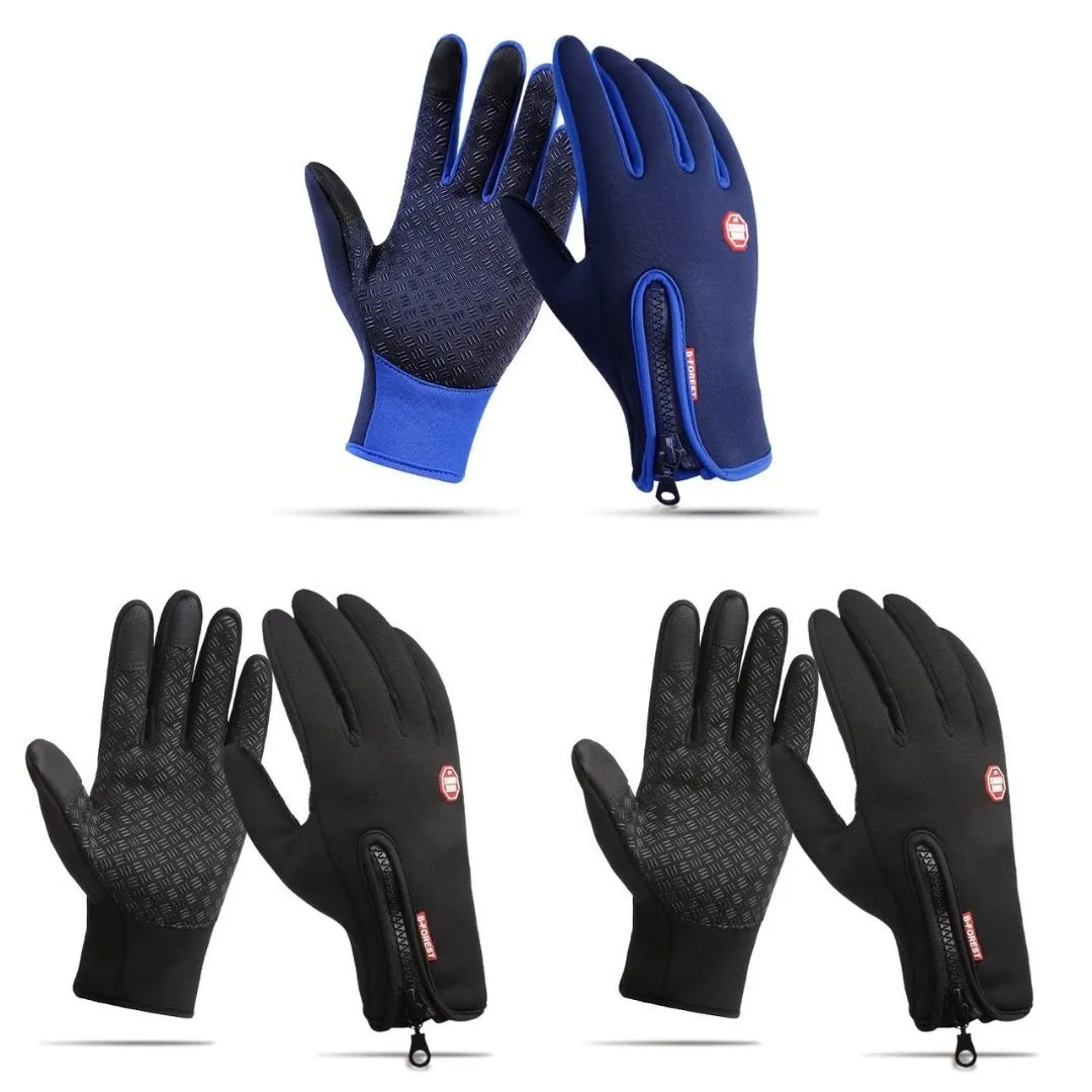 FleekComfy Warm Thermal Gloves Cycling Running Driving Gloves