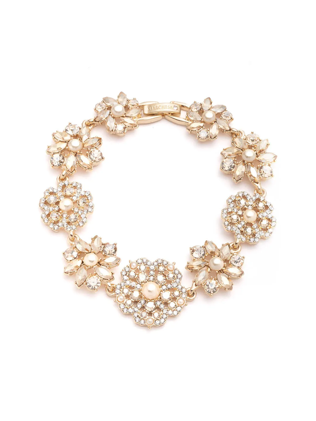 Gold Fresh Floral Bracelet