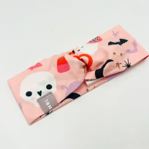 Knot Headband (Pink Halloween)