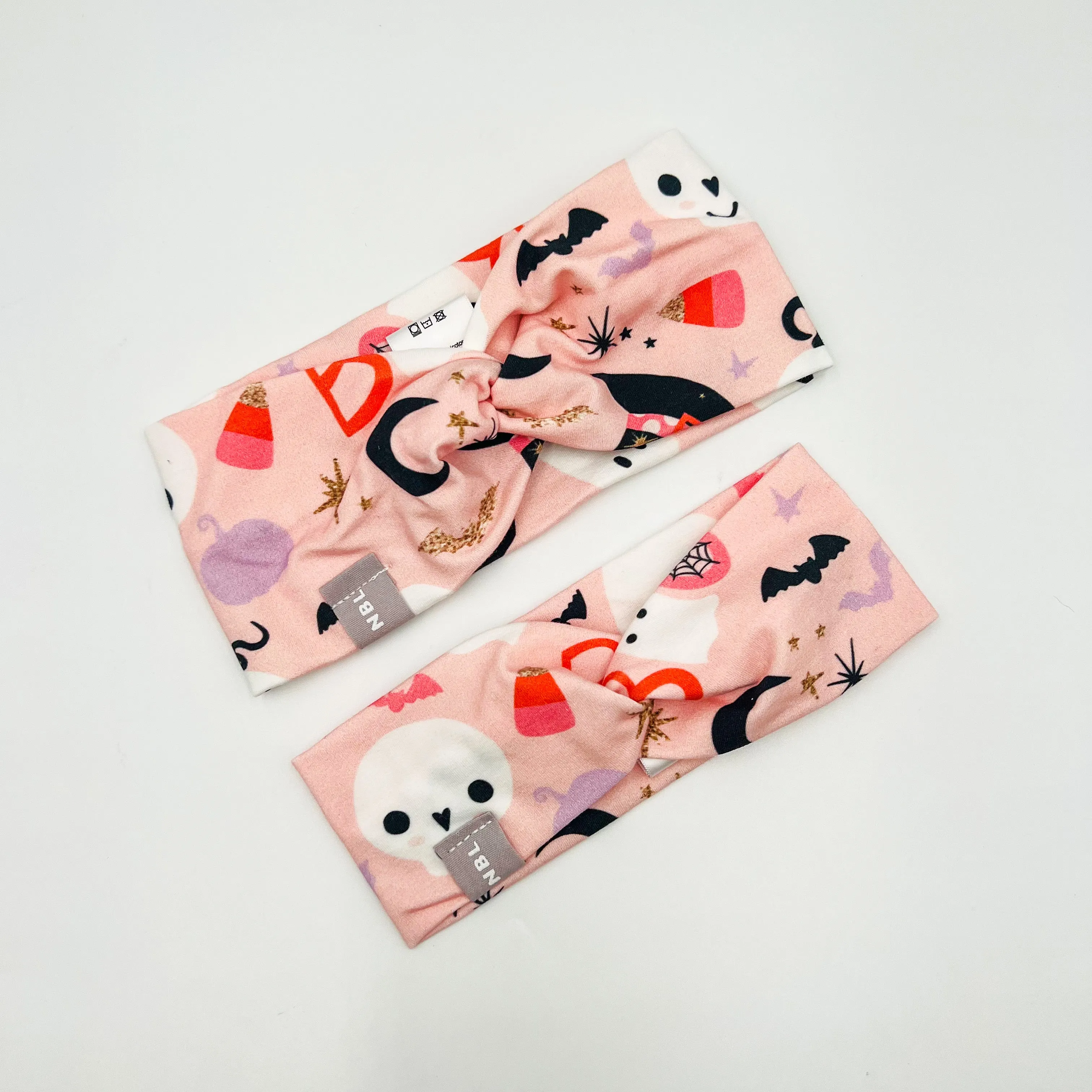 Knot Headband (Pink Halloween)