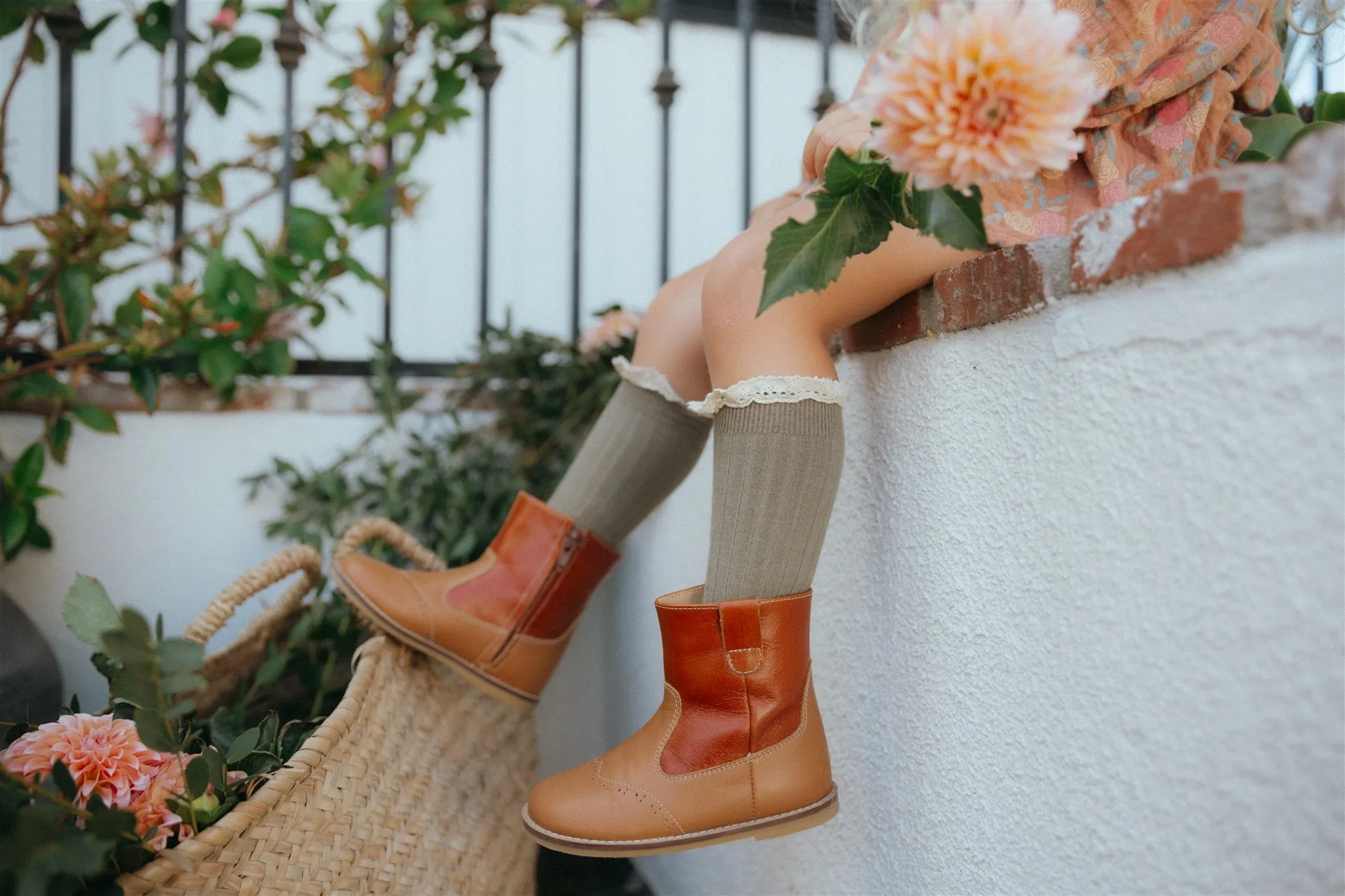 Lace Knee Socks - Laurel