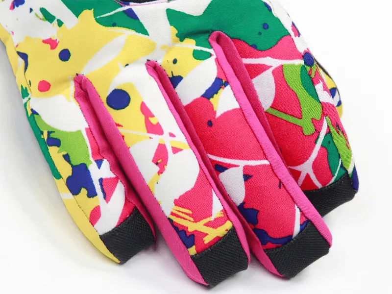 Multicolor Warm Waterproof Snowboarding Ski Gloves - SF1830
