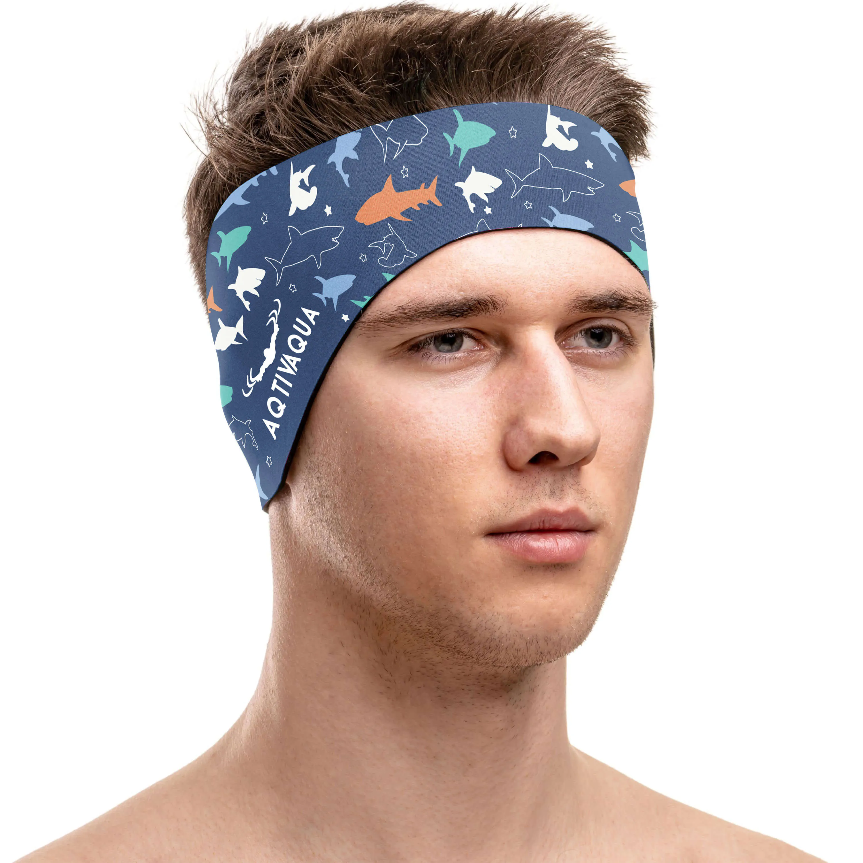 Neoprene Swimming Headband - Swim Ear Band Protection Cover - Hair Guard - Keep Ear Plugs IN