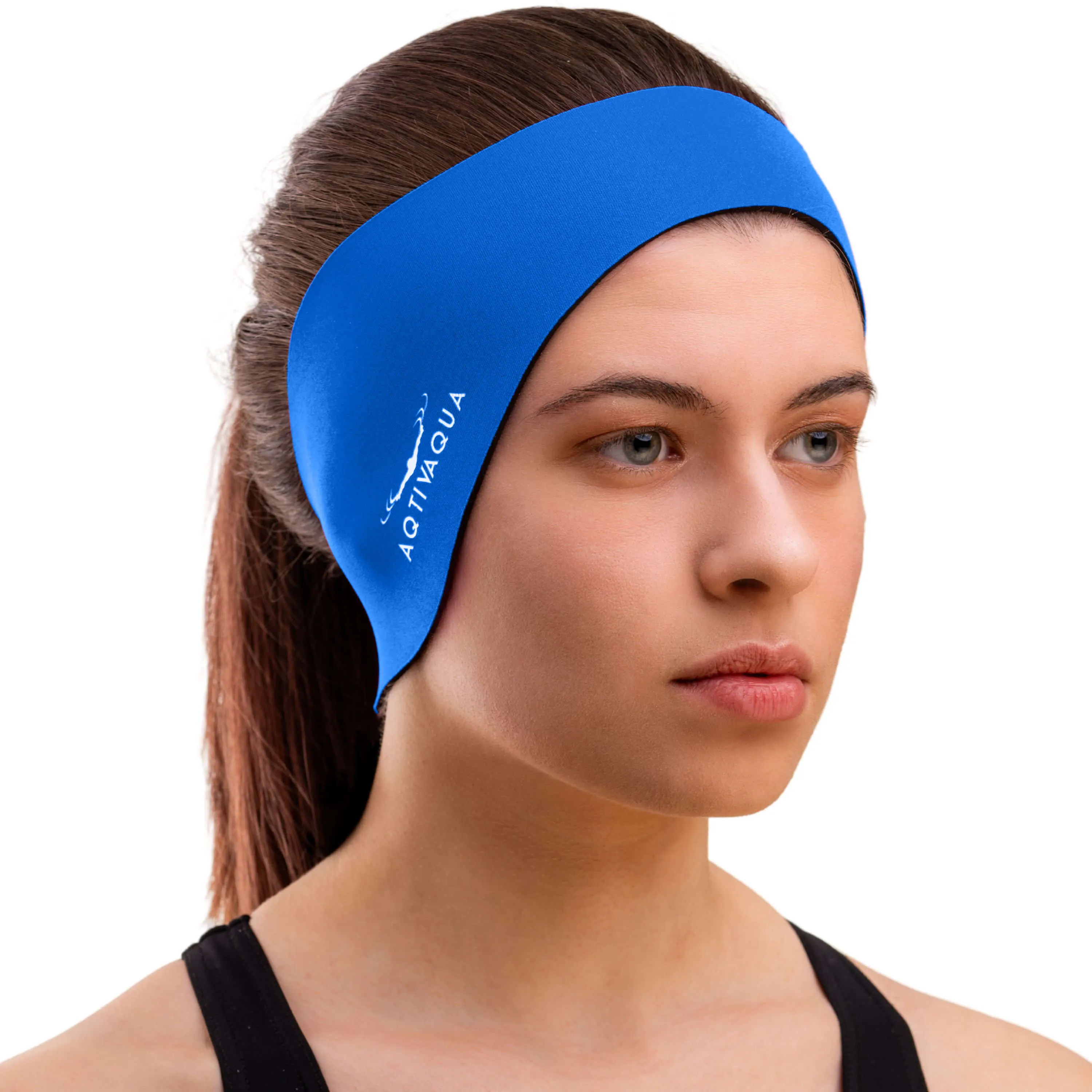 Neoprene Swimming Headband - Swim Ear Band Protection Cover - Hair Guard - Keep Ear Plugs IN