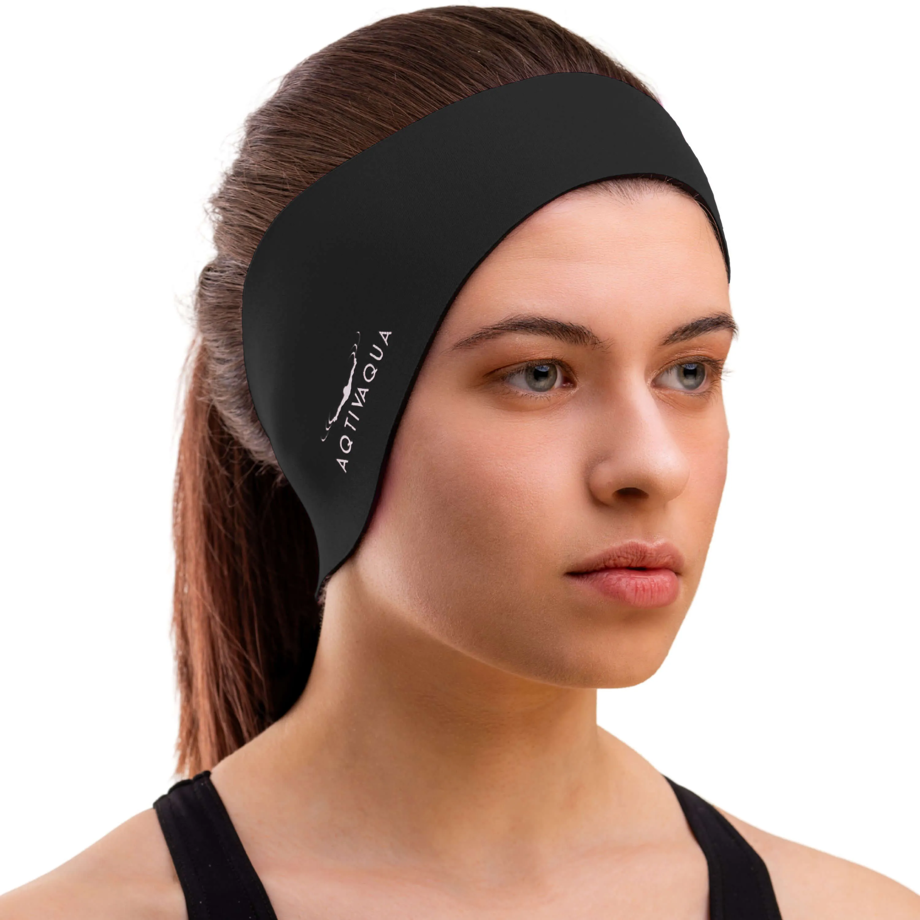 Neoprene Swimming Headband - Swim Ear Band Protection Cover - Hair Guard - Keep Ear Plugs IN