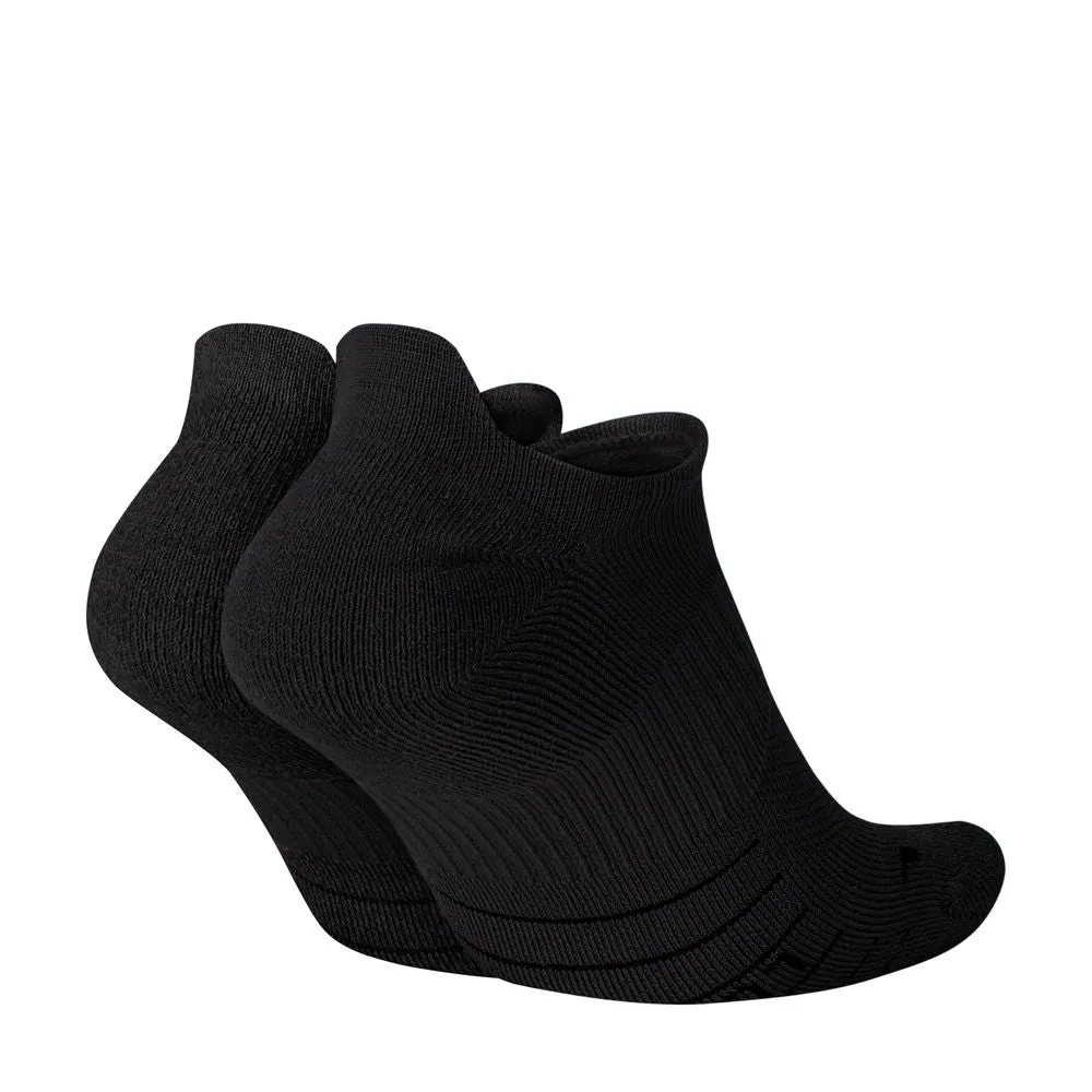 Nike Multiplier Running No Show Socks (2 Pairs)