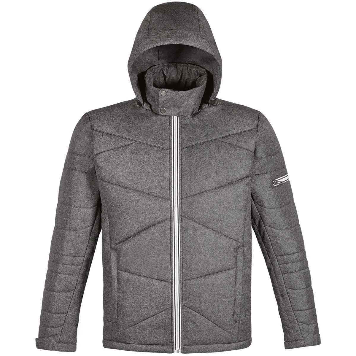 North End Men's Carbon Heather Jacket with Heat Reflect Technology