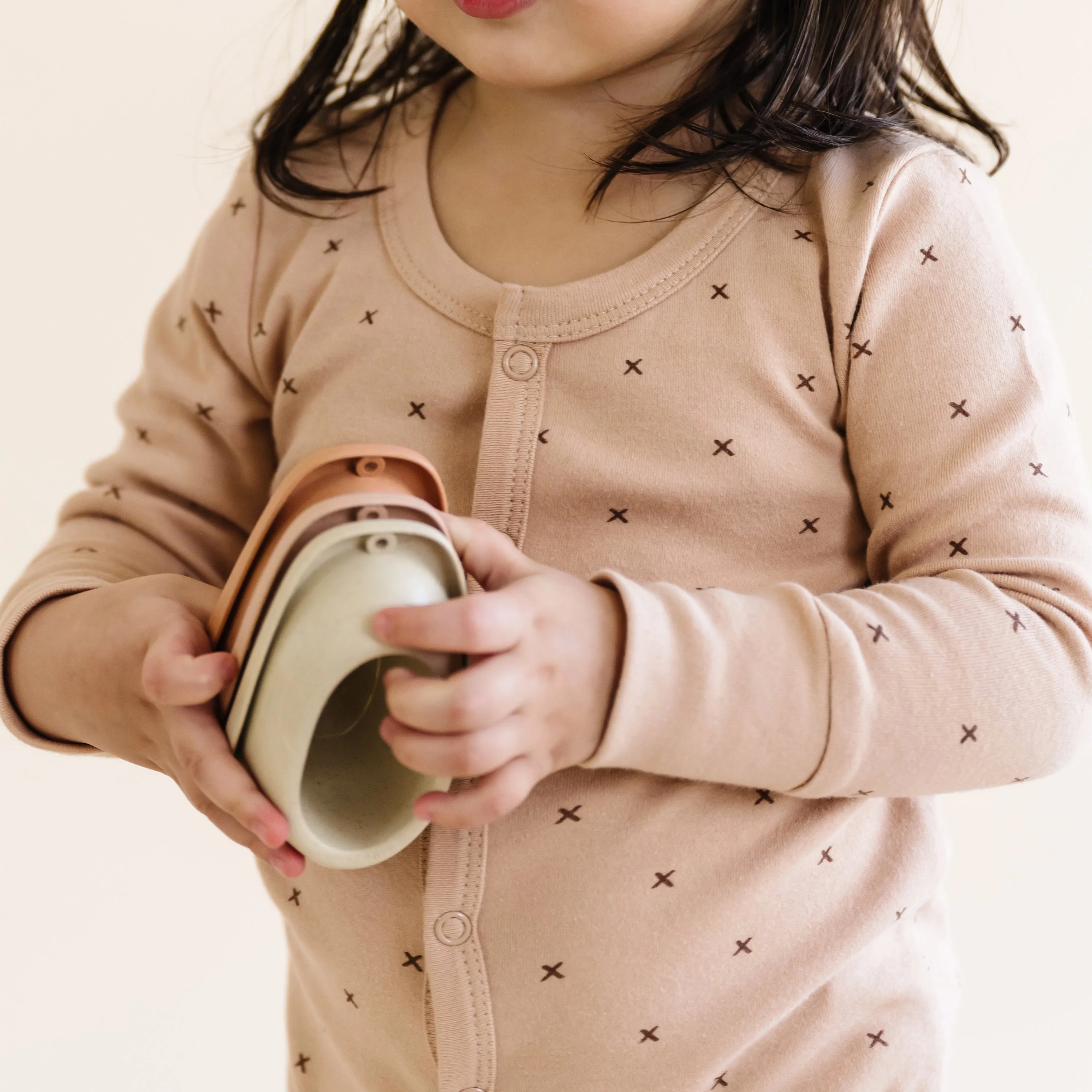 Organic Snap Romper  - Faroe