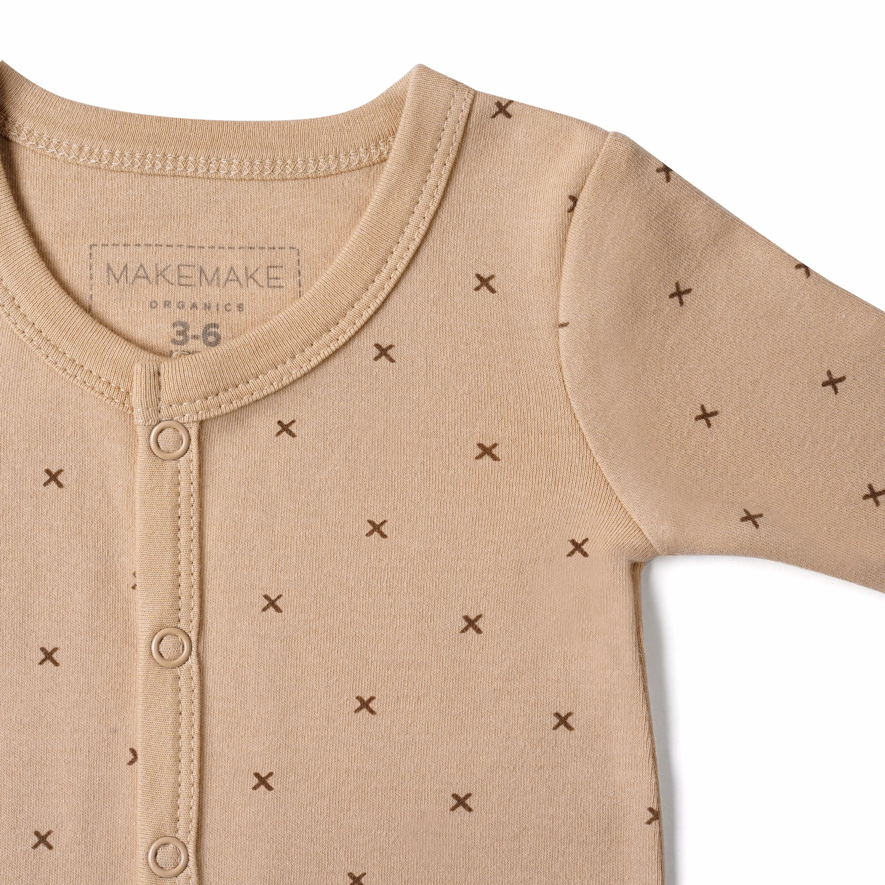 Organic Snap Romper  - Faroe