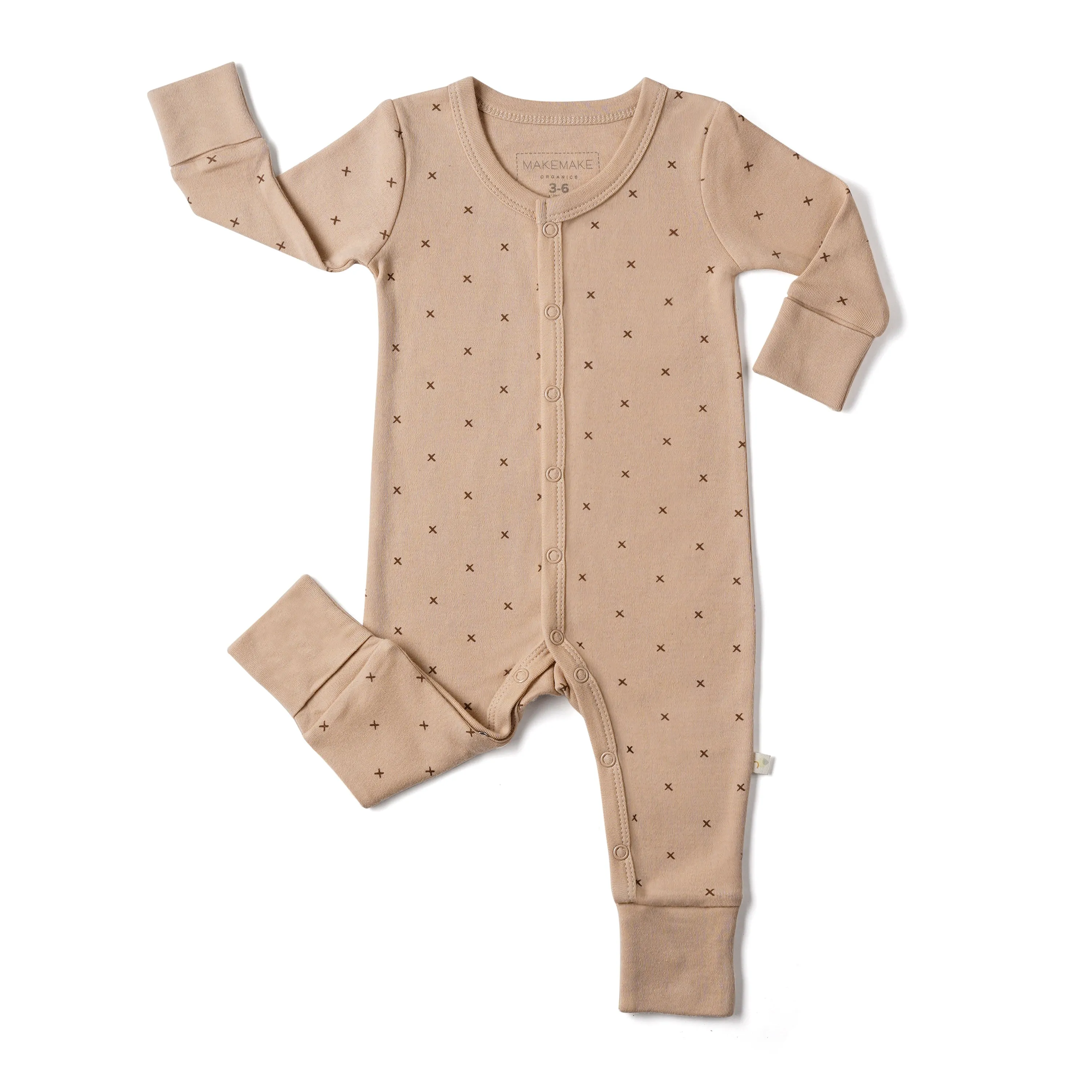 Organic Snap Romper  - Faroe