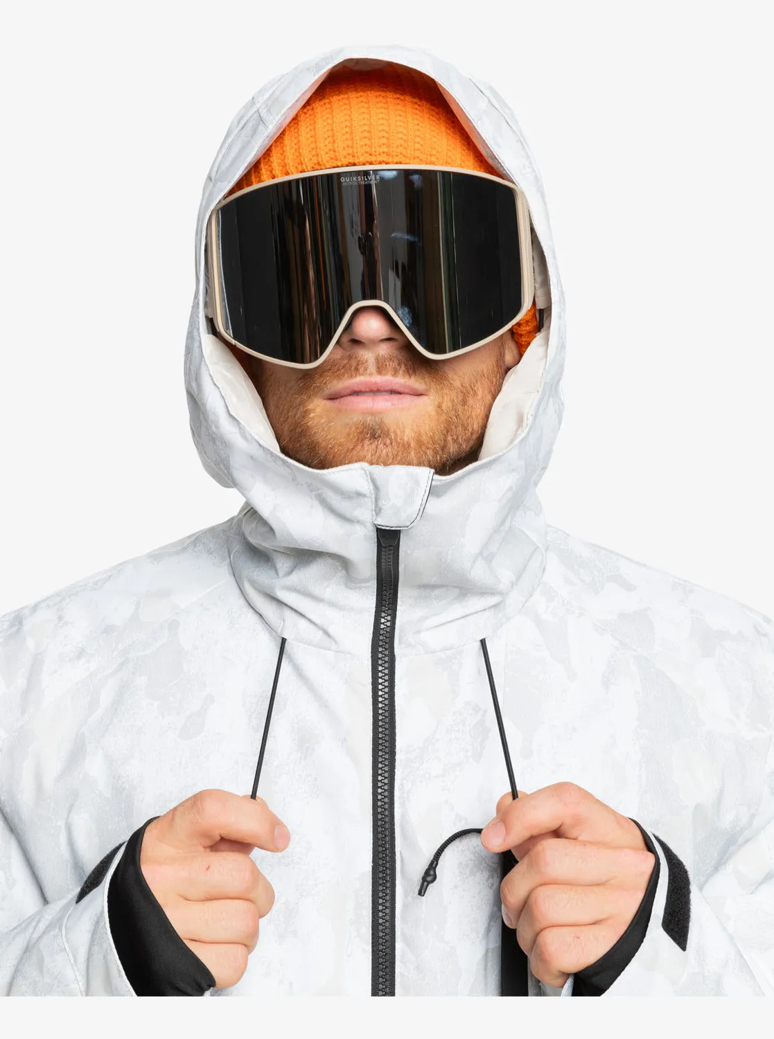 Quiksilver Mission Printed Block Snow Jacket - Men's