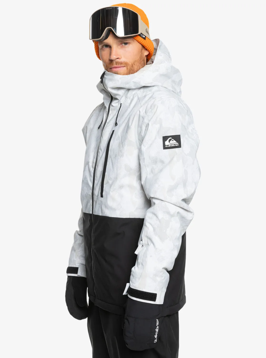 Quiksilver Mission Printed Block Snow Jacket - Men's