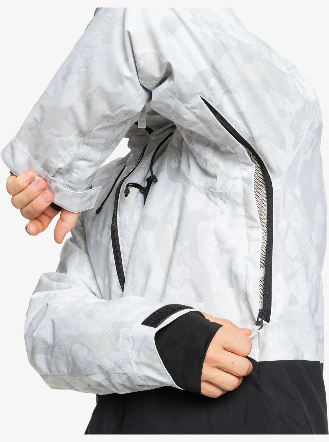 Quiksilver Mission Printed Block Snow Jacket - Men's