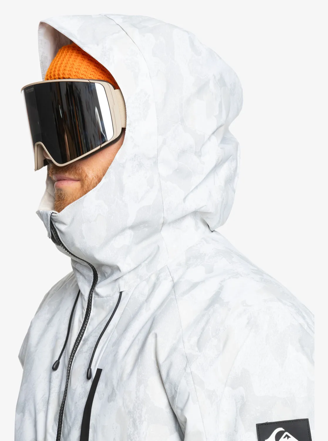 Quiksilver Mission Printed Block Snow Jacket - Men's