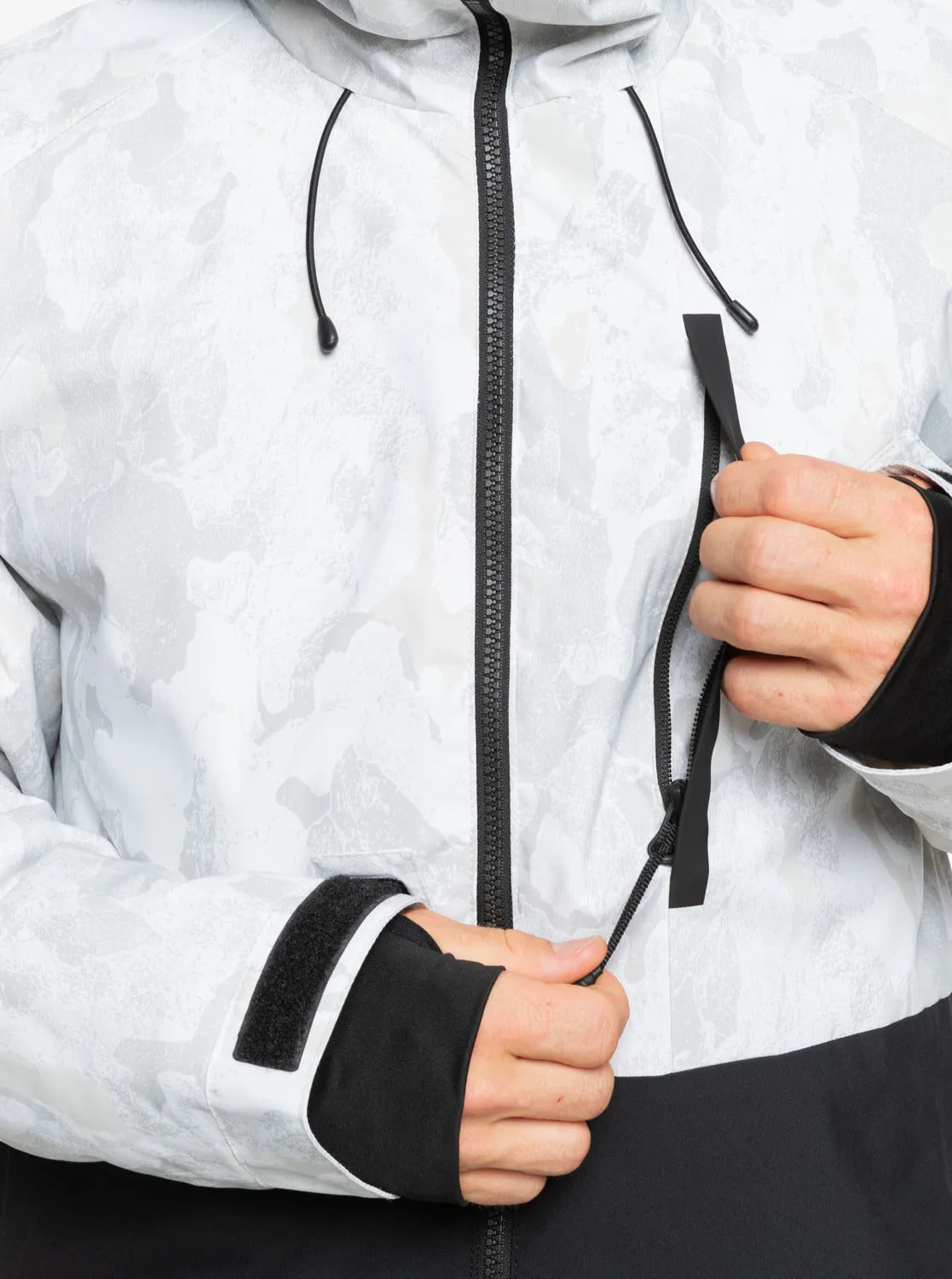 Quiksilver Mission Printed Block Snow Jacket - Men's