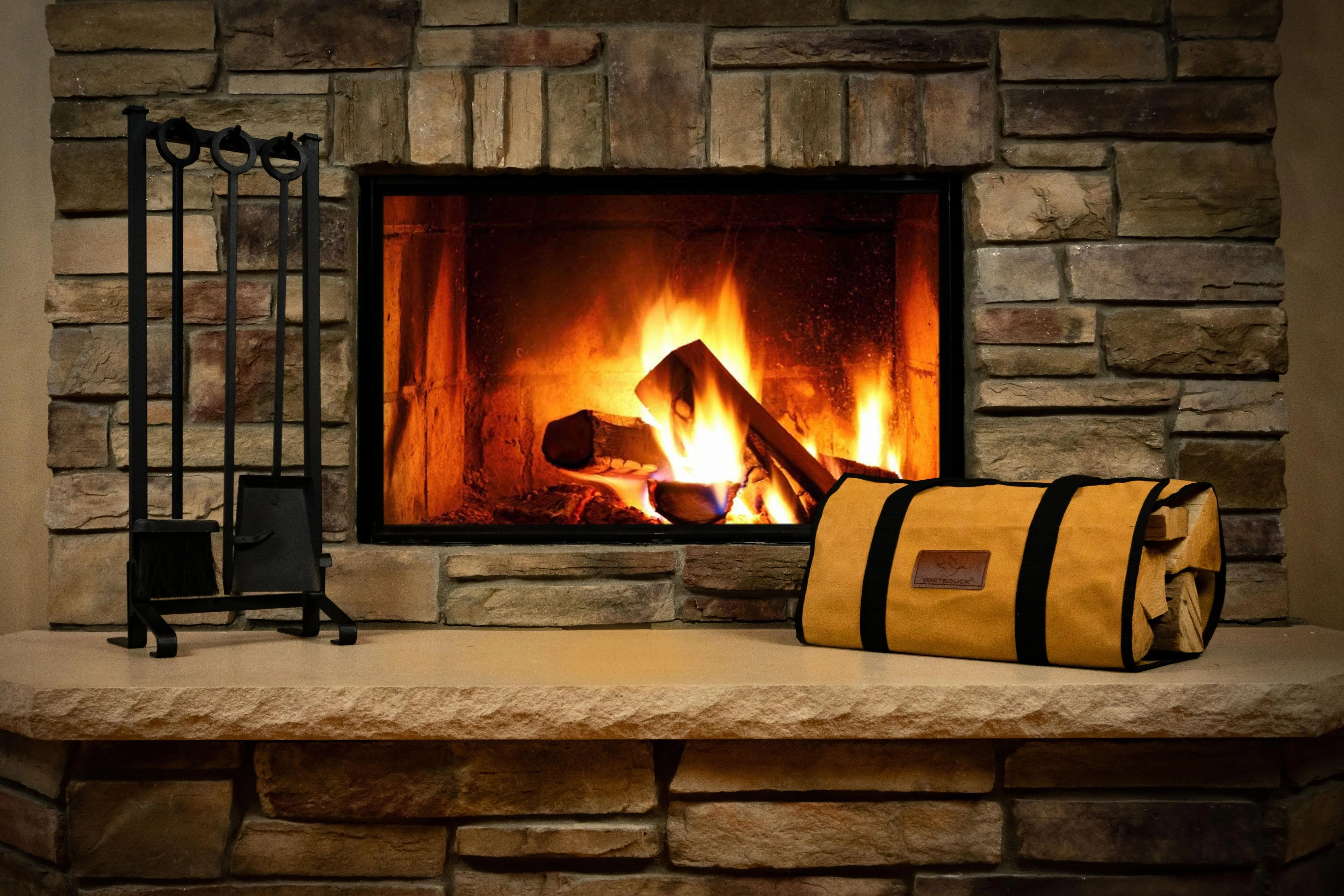 Rectangle Canvas Firewood Log Carriers