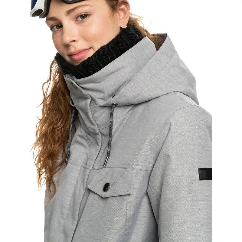Roxy Billie Snow Jacket Heather Grey (SJEH)