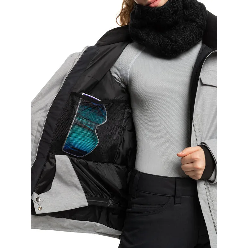 Roxy Billie Snow Jacket Heather Grey (SJEH)