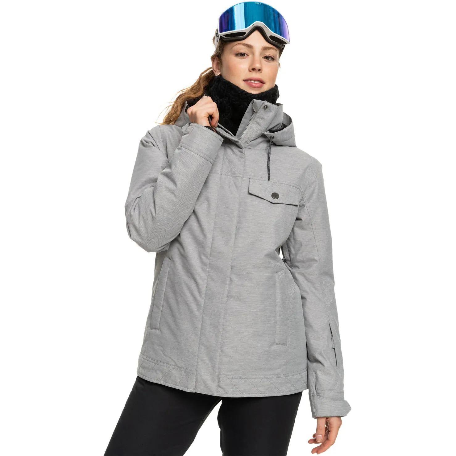 Roxy Billie Snow Jacket Heather Grey (SJEH)