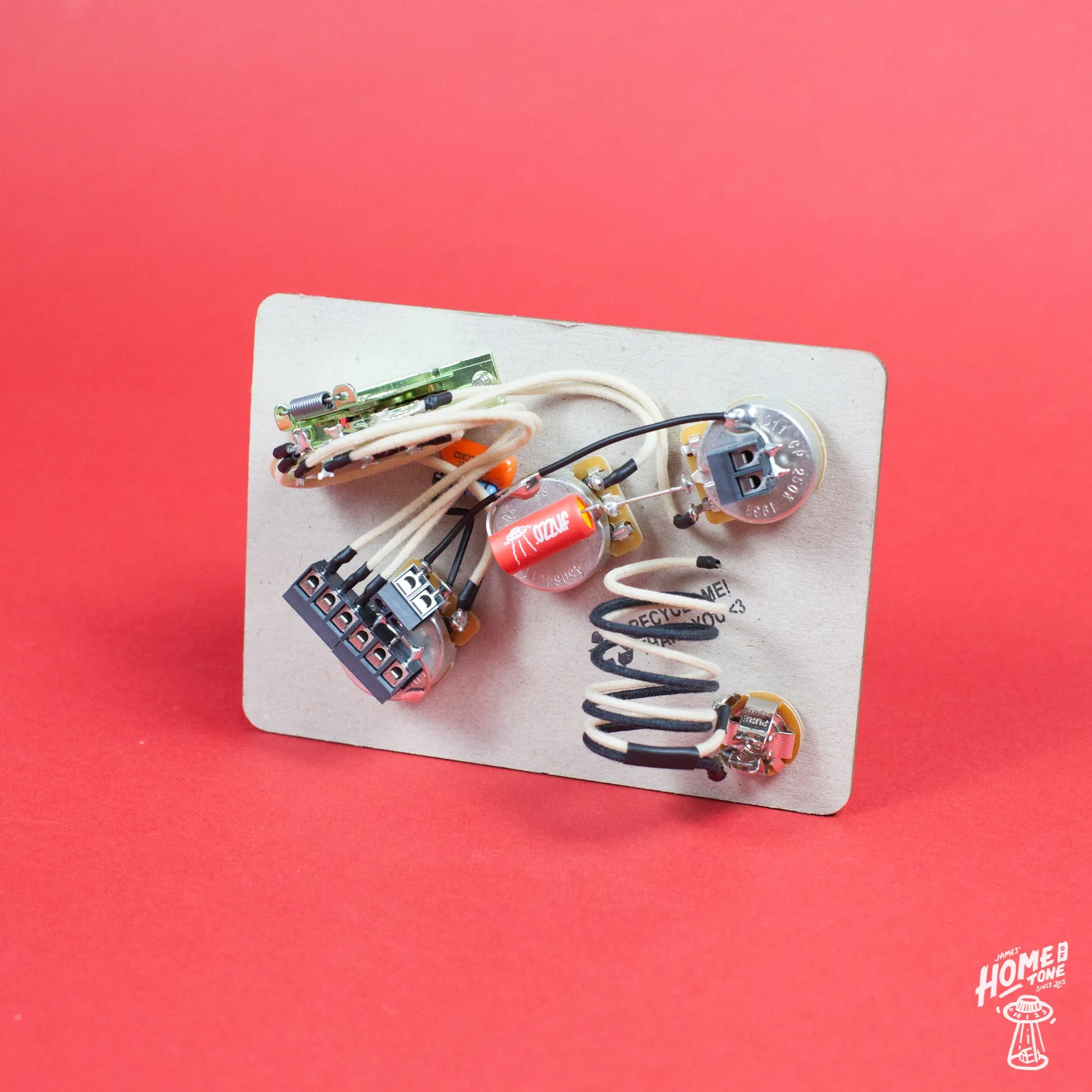 Solderless Pre-Wired Guitar wiring harness | 5-way Stratocaster 'Modern' kit  | Left handed