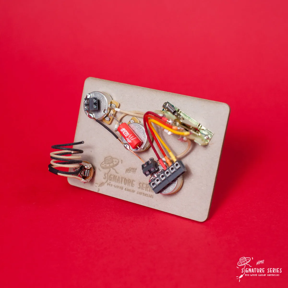 Solderless Pre-Wired Guitar wiring harness | 5-way Stratocaster 'Modern' kit  | Right handed