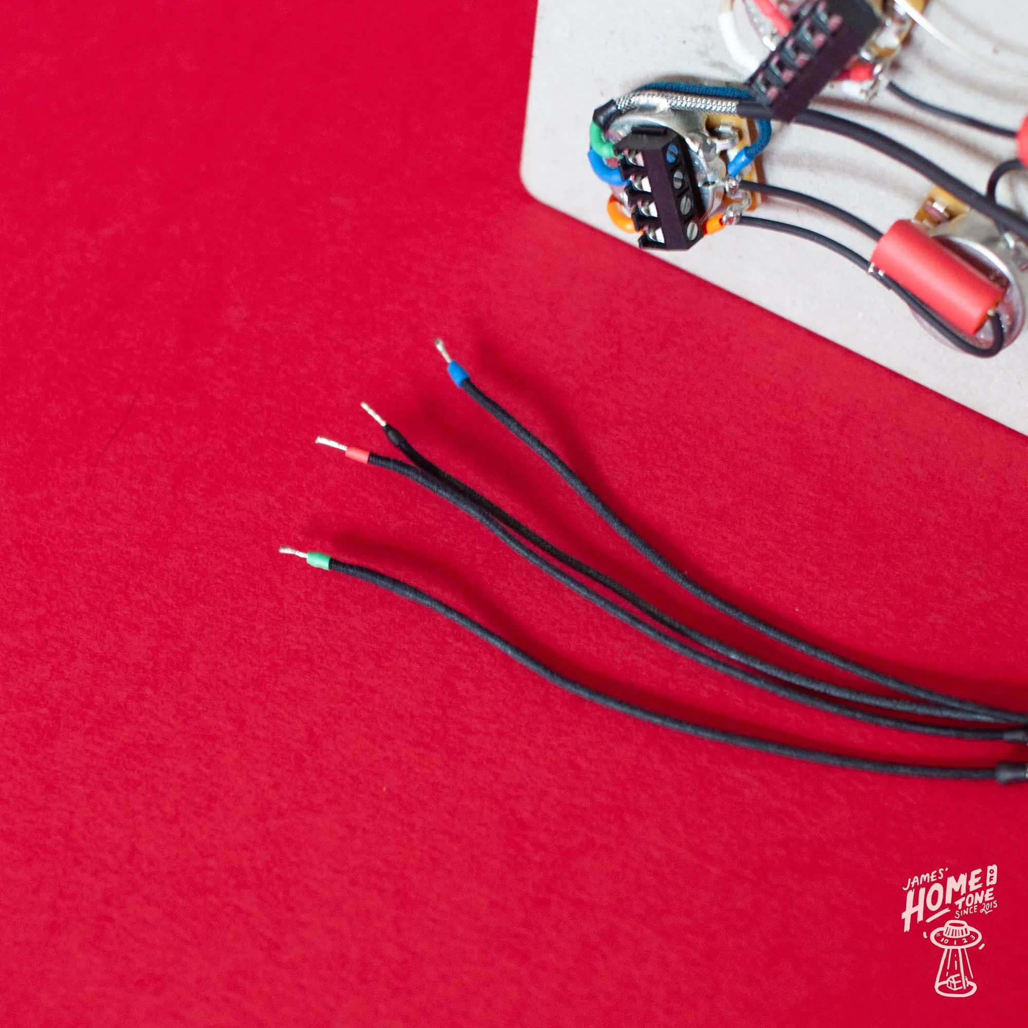 Solderless Pre-Wired Guitar wiring harness | Full 50s Les Paul kit | Right Handed