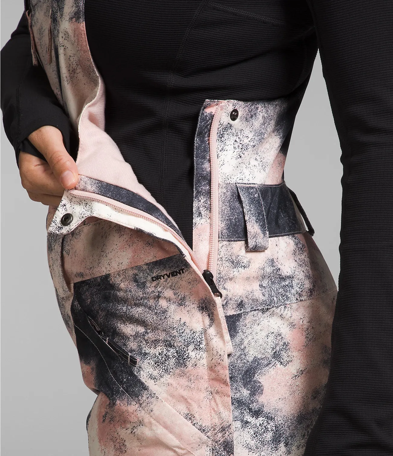 The North Face Women's Freedom Ins Bib Pant Pink Moss Camo 2024
