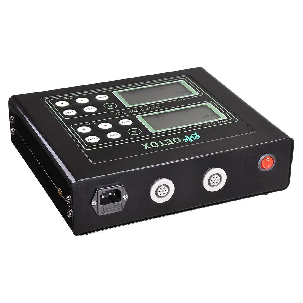 TheLAShop Dual-User LCD Foot Bath Spa Machine Set Ionic Detox 5 Modes