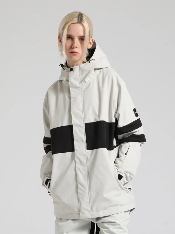 Women's Gsou Snow Light Zone Stripe Snow Jacket