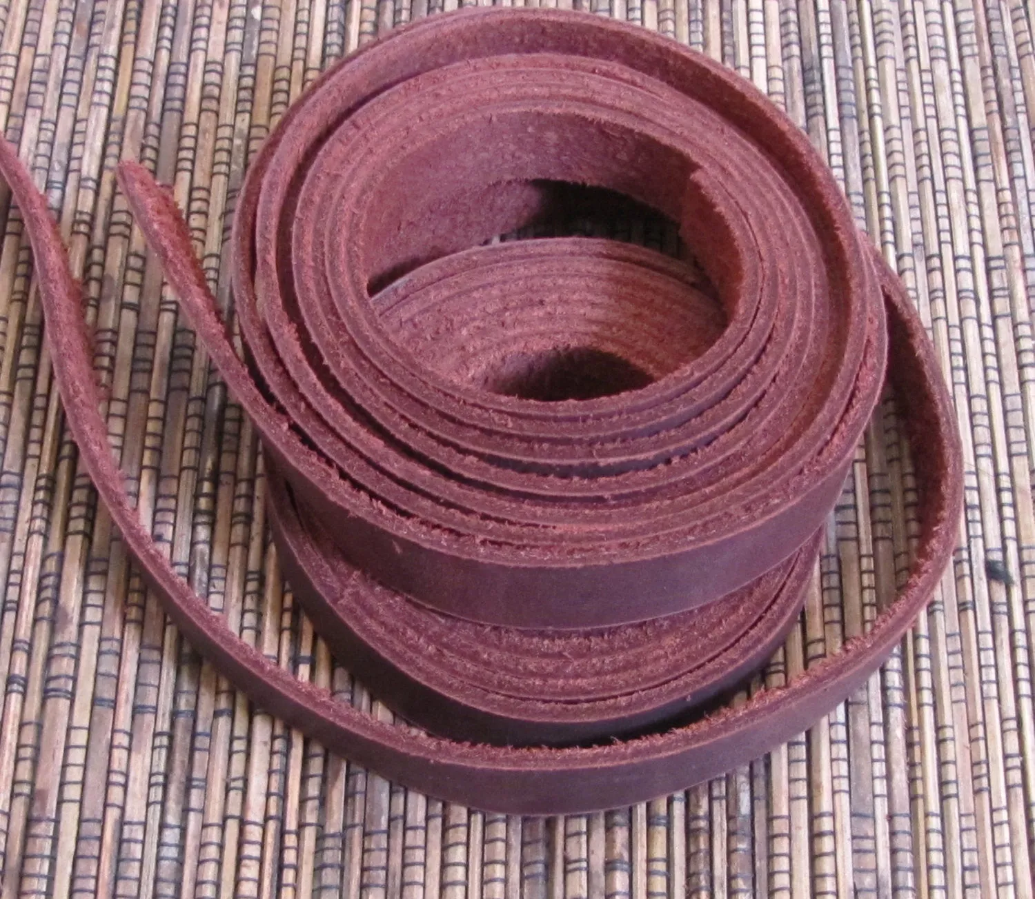 Wrap Bracelet,  wrap leather, narrow Leather strips , leather Strapping .5 inch, 1/2 inch Brown, 2 60 inch strips 120 inches Soft supple